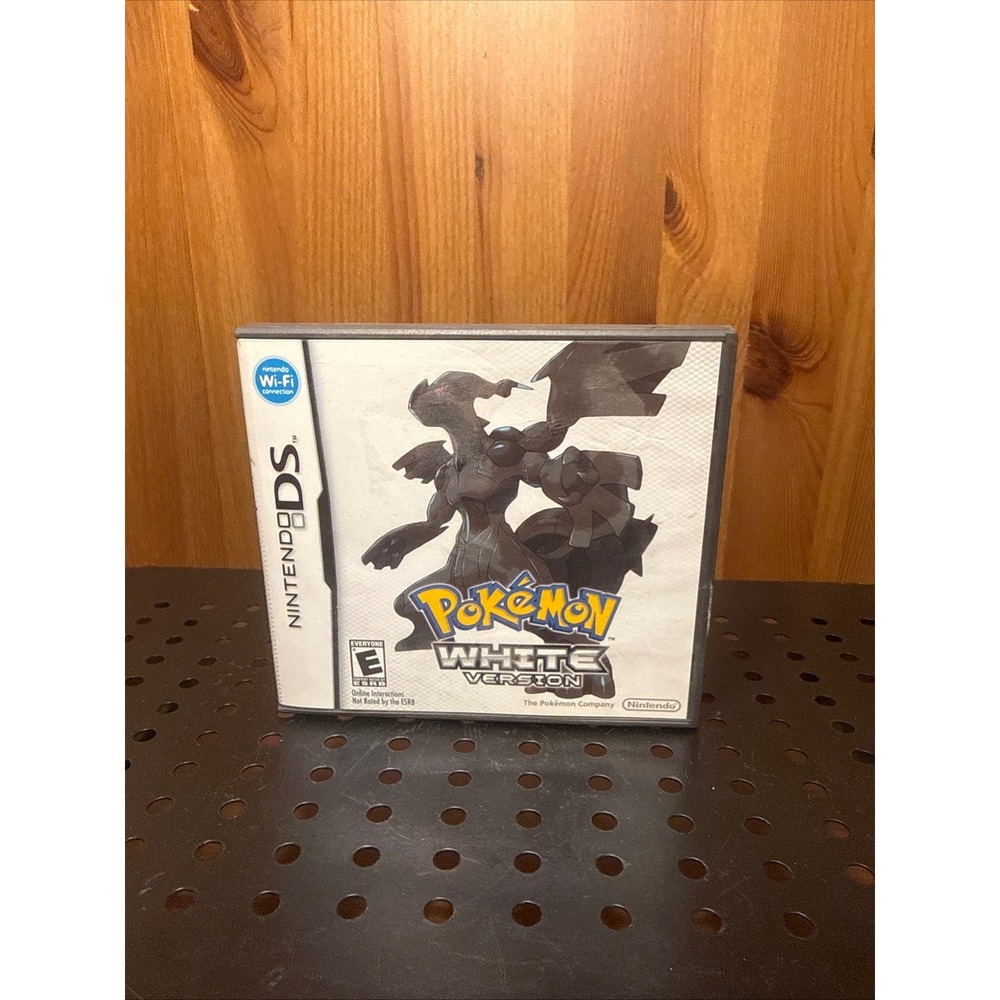 Pokemon White Version Nintendo DS Authentic NTR-031 Zekrom Case Included
